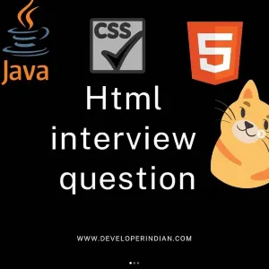 HTML interview question 2022