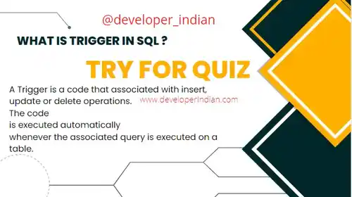 What is a Trigger ,types of trigger in sql server 